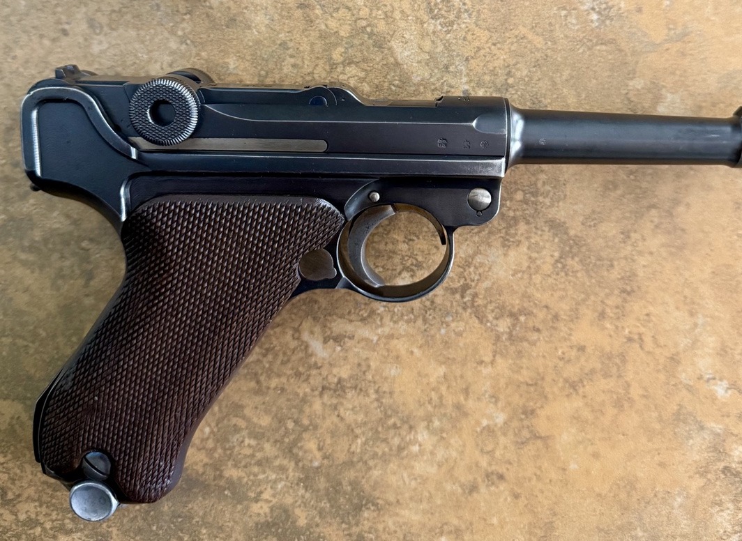 1936 Mauser P.08 Luger with pre-war finish and markings