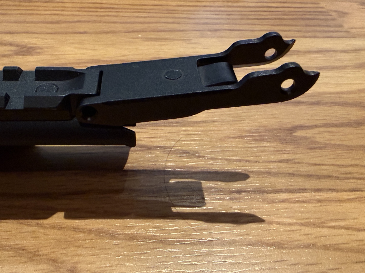 Detailed view of a Kalashnikov modernization kit component