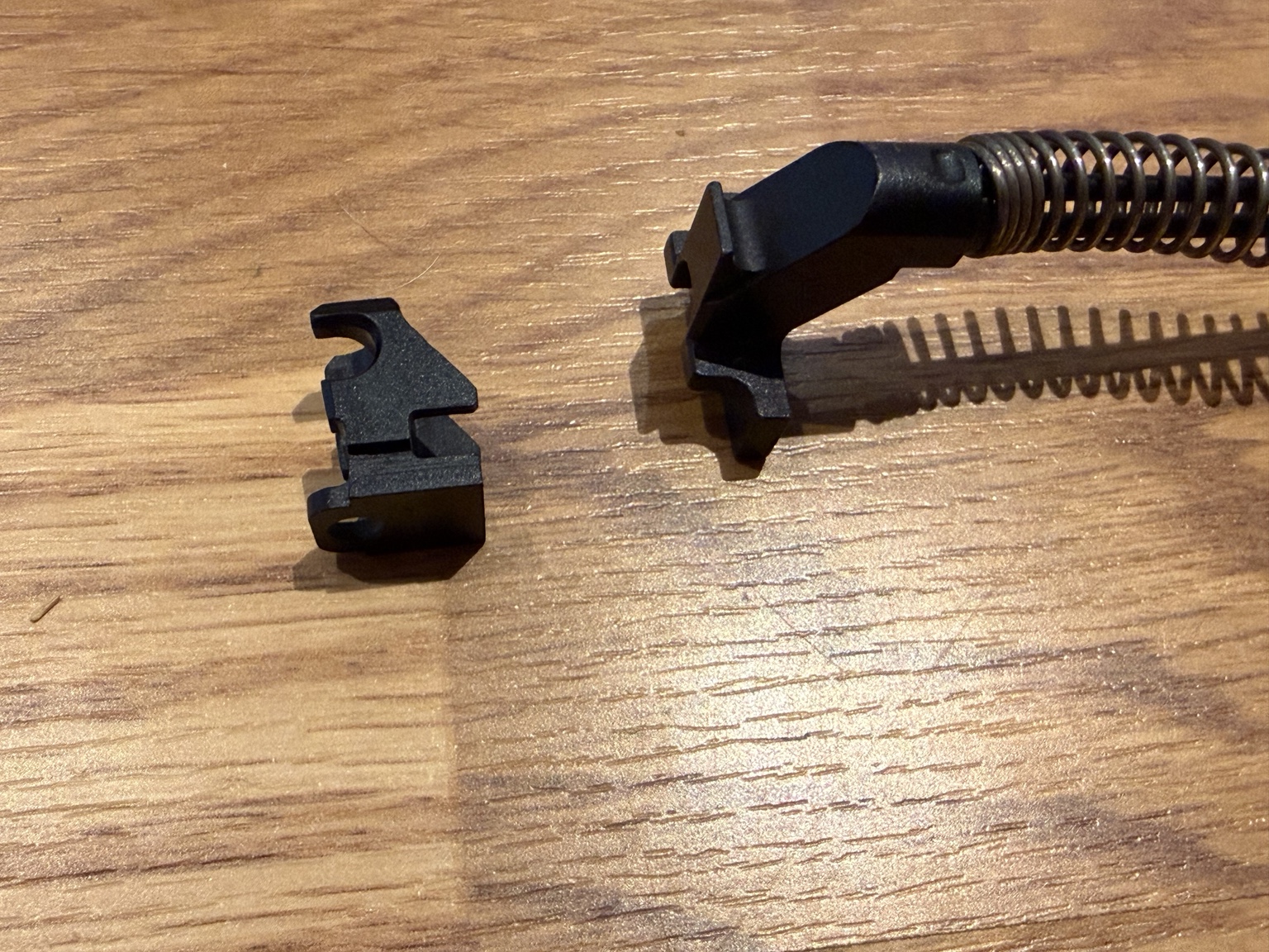 Small components and spring assembly from the Kalashnikov modernization kit